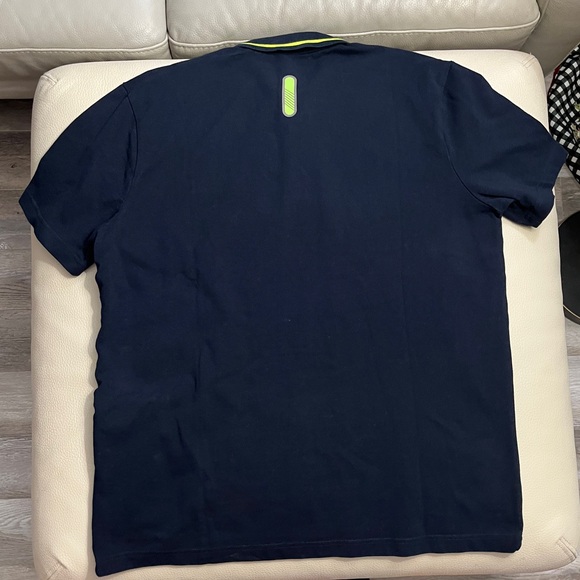 NWT - Emporio Armani Men’s EA7 Logo Polo Shirt - Size XL - Picture 7 of 11